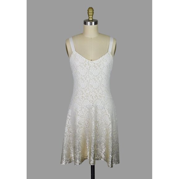 FREE PEOPLE OMBRE FOIL LACE DRESS - Picture 2 of 9